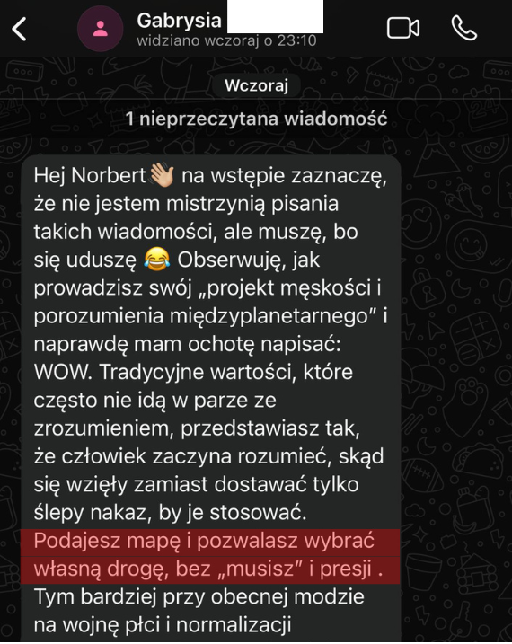 Opinia Gabrysi O. — skrót